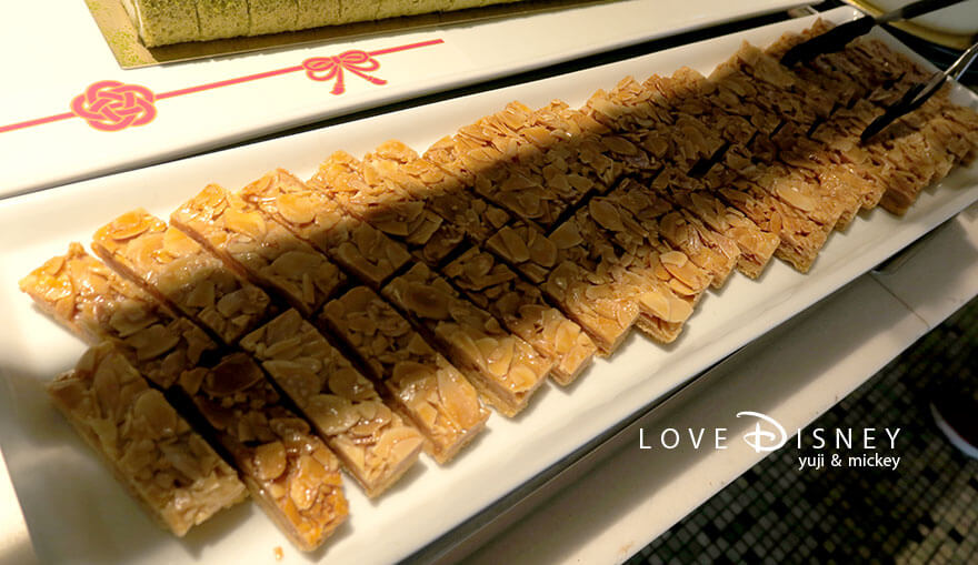 東京ディズニーシー・ホテルミラコスタ、オチェーアノ、イヤーエンド&ニューイヤーブッフェ、デザート(フロランタン)