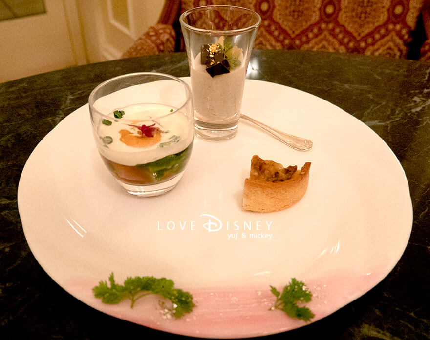 東京ディズニーランドホテル、ドリーマーズ・ラウンジ、ワンス・アポン・ア・ドリームセット（オーロラ姫）オードヴル