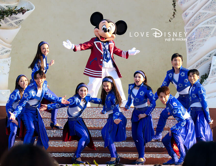 東京ディズニーシー開園25周年エンターテイメント「ダンス・ザ・グローブ！」オープニング（ミッキー）その2