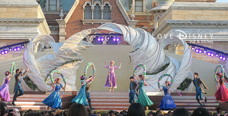 東京ディズニーシー開園25周年エンターテイメント「ダンス・ザ・グローブ！」ラプンツェル（その2）