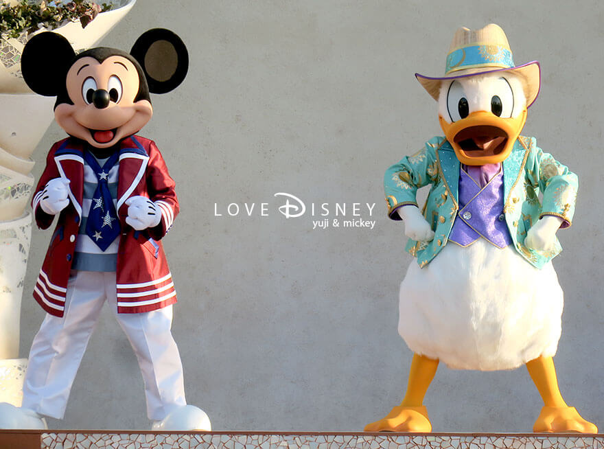 東京ディズニーシー開園25周年エンターテイメント「ダンス・ザ・グローブ！」ミッキー、ドナルド
