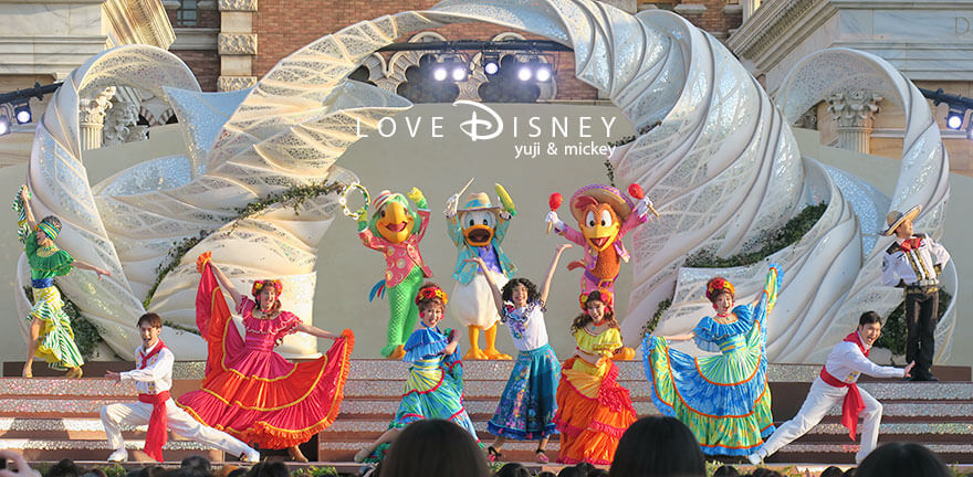東京ディズニーシー開園25周年エンターテイメント「ダンス・ザ・グローブ！」ミラベル、ドナルド、ホセ＆パンチート