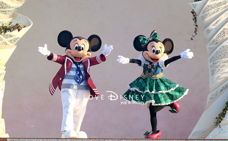 東京ディズニーシー開園25周年エンターテイメント「ダンス・ザ・グローブ！」フィナーレ（ミッキー＆ミニー）