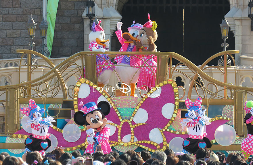 東京ディズニーランド「ディズニー・パルパルーザ2026」ミニーのファンダーランド、ミッキー、ドナルド、デイジー、クラリス