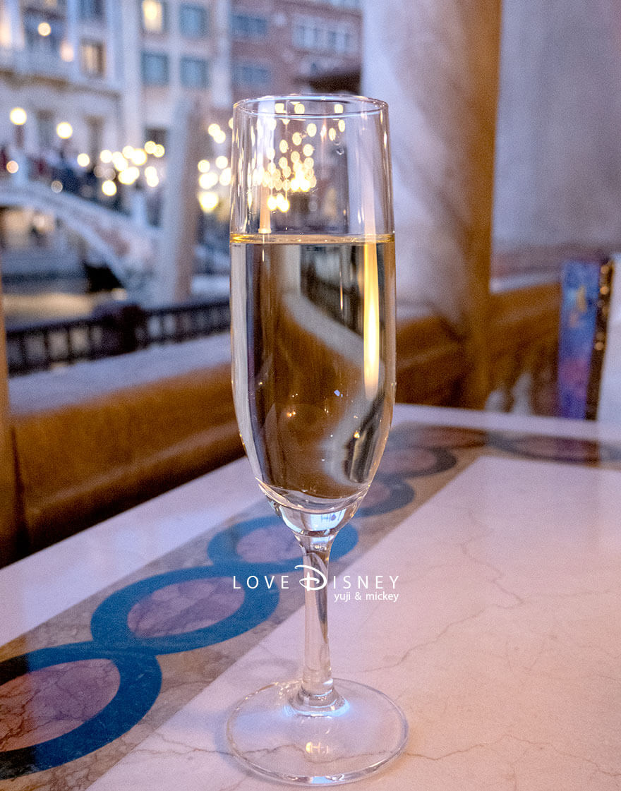 東京ディズニーシー、リストランテ・ディ・カナレット、スパークリングワイン