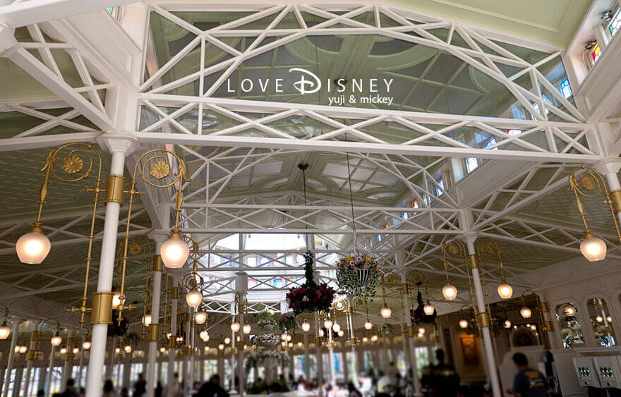 東京ディズニーランド、クリスタルパレス・レストラン店内（その1）