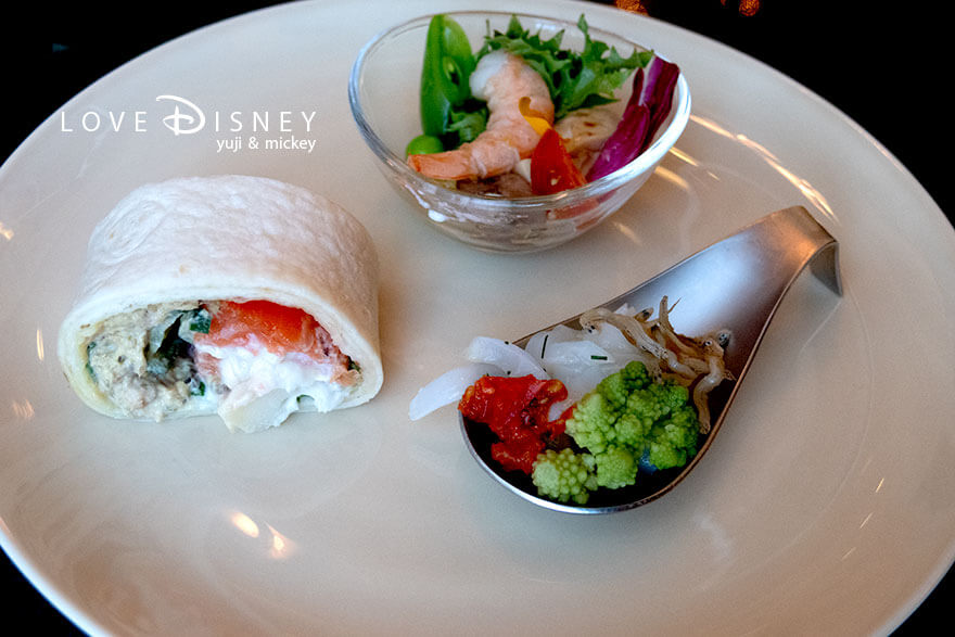 東京ディズニーランドホテル、ドリーマーズ・ラウンジ、ディズニー・パルパルーザ「ヴァネロペのスウィーツ・ポップ・ワールド」スペシャルセット（サンドウィッチ＆オードヴル）