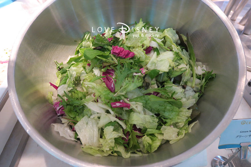 オチェーアノ TDS25周年ブッフェ グリーンサラダ