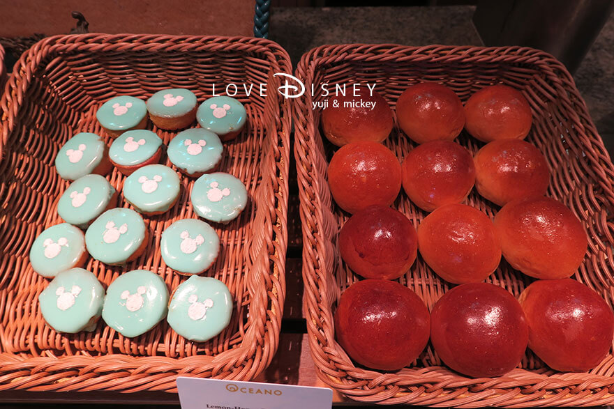 オチェーアノ TDS25周年ブッフェ レモンのハニーバタートースト/バターロール