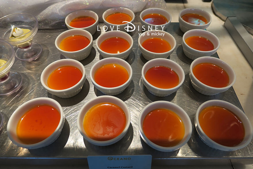 オチェーアノ TDS25周年ブッフェ カスタードプディング