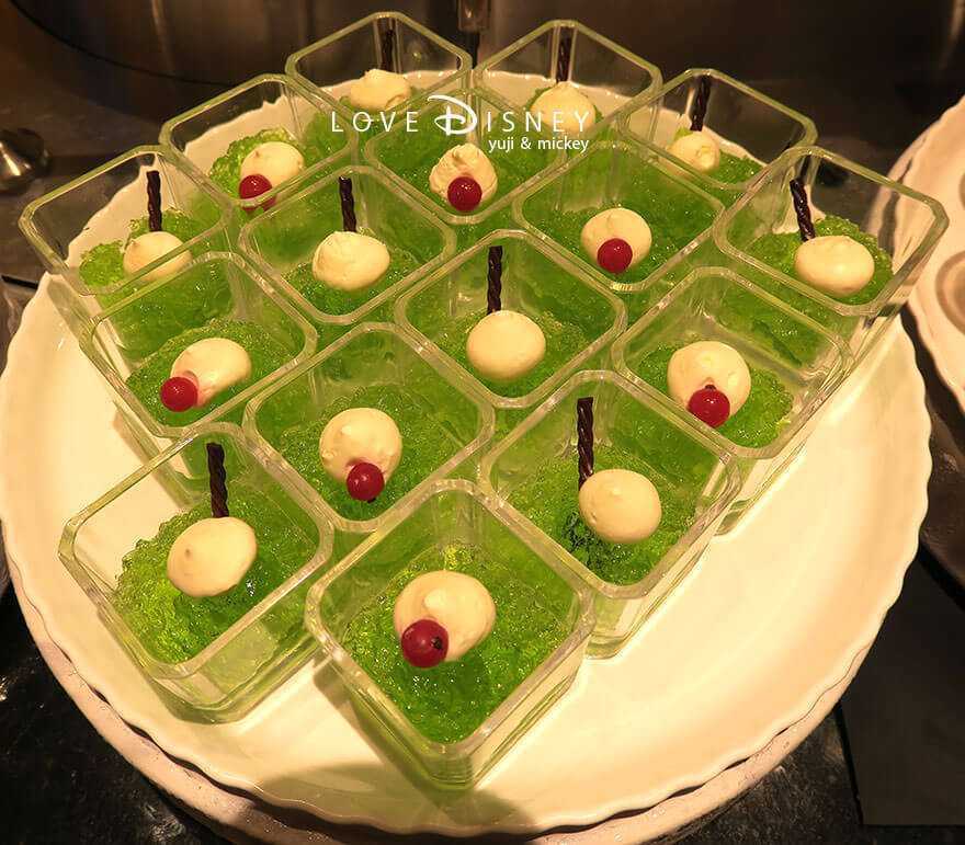 シェフ・ミッキー スパークリング・ジュビリーブッフェ メロンゼリー