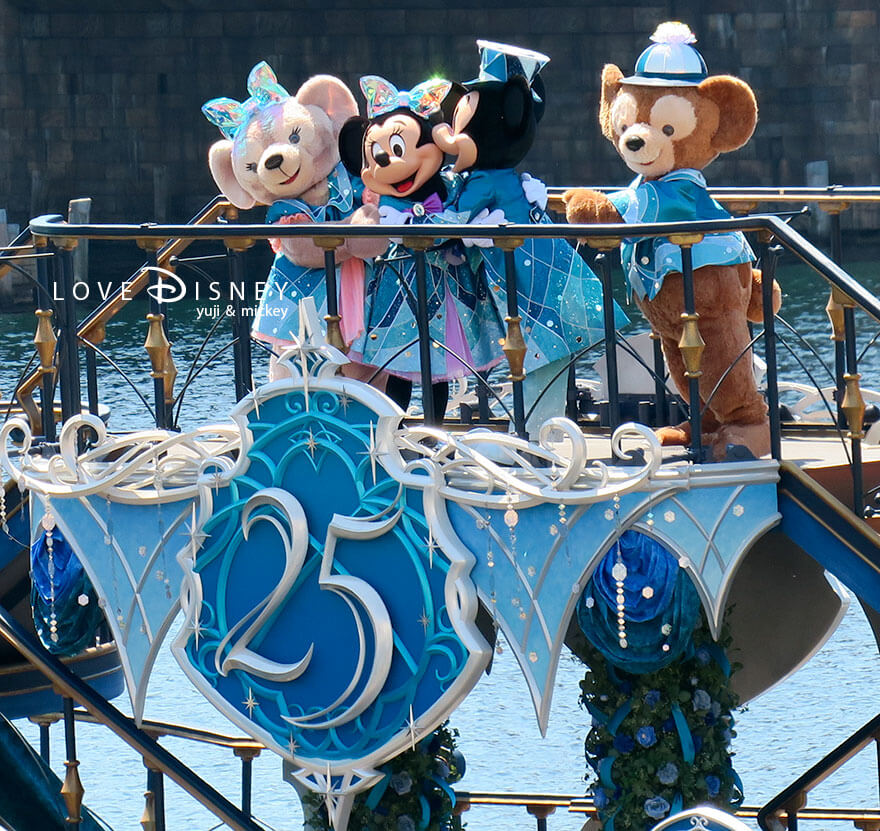 オチェーアノのテラス TDS25周年 スパークリング・ジュビリー・セレブレーション ミッキーとミニーのキスシーン