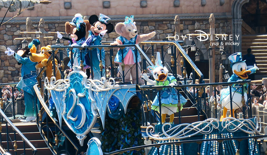 オチェーアノのテラス TDS25周年 スパークリング・ジュビリー・セレブレーション キャラ全員の決めポーズ（その2）