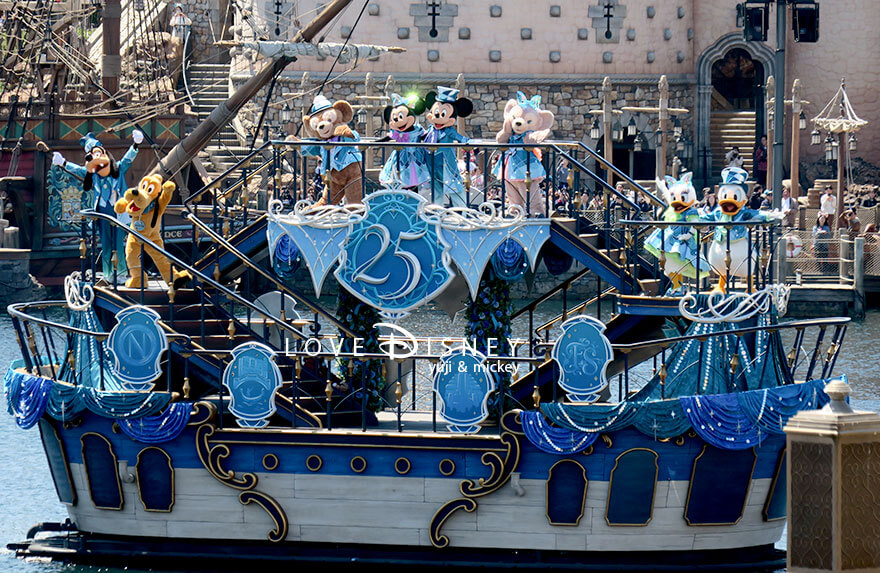 オチェーアノのテラス TDS25周年 スパークリング・ジュビリー・セレブレーション キャラ全員の決めポーズ（その3）