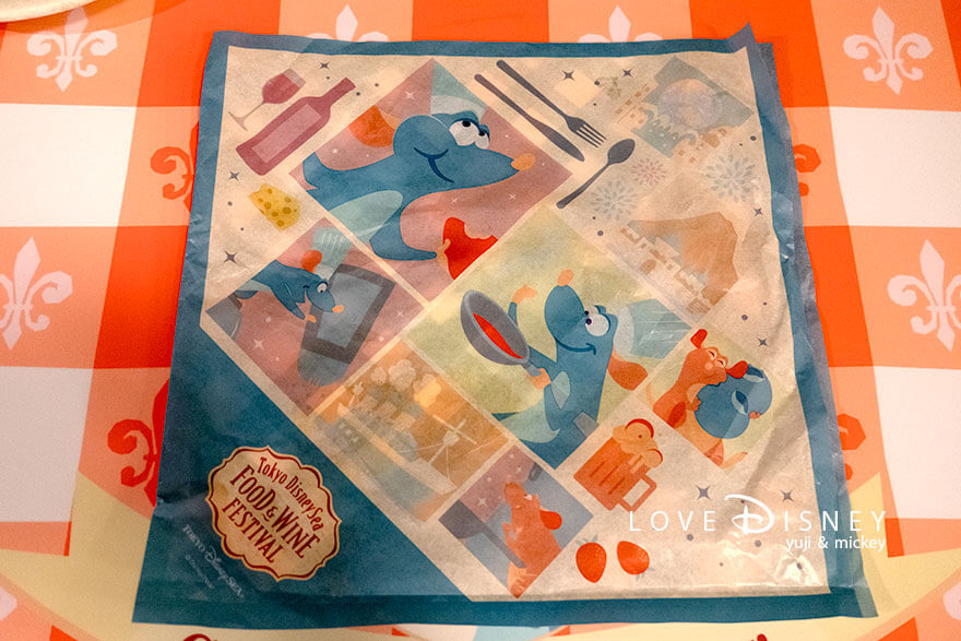 ニューヨーク・デリ フード&ワイン・フェスティバル ラタトゥイユサンド レミーの包み紙(表)