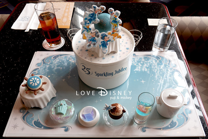 ハイピリオン・ラウンジ TDS25周年 プレミアムスウィーツセット提供時