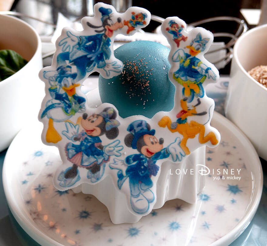 ハイピリオン・ラウンジ TDS25周年 プレミアムスウィーツセット ブルーベリームース