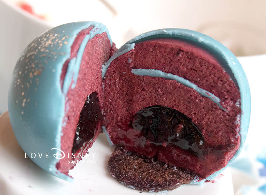 ハイピリオン・ラウンジ TDS25周年 プレミアムスウィーツセット ブルーベリームース 中身