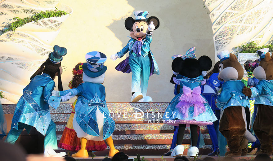 ウォーターフロントパーク TDS25周年 ダンス・ザ・グローブ! ミッキーのダンスシーン(その3)