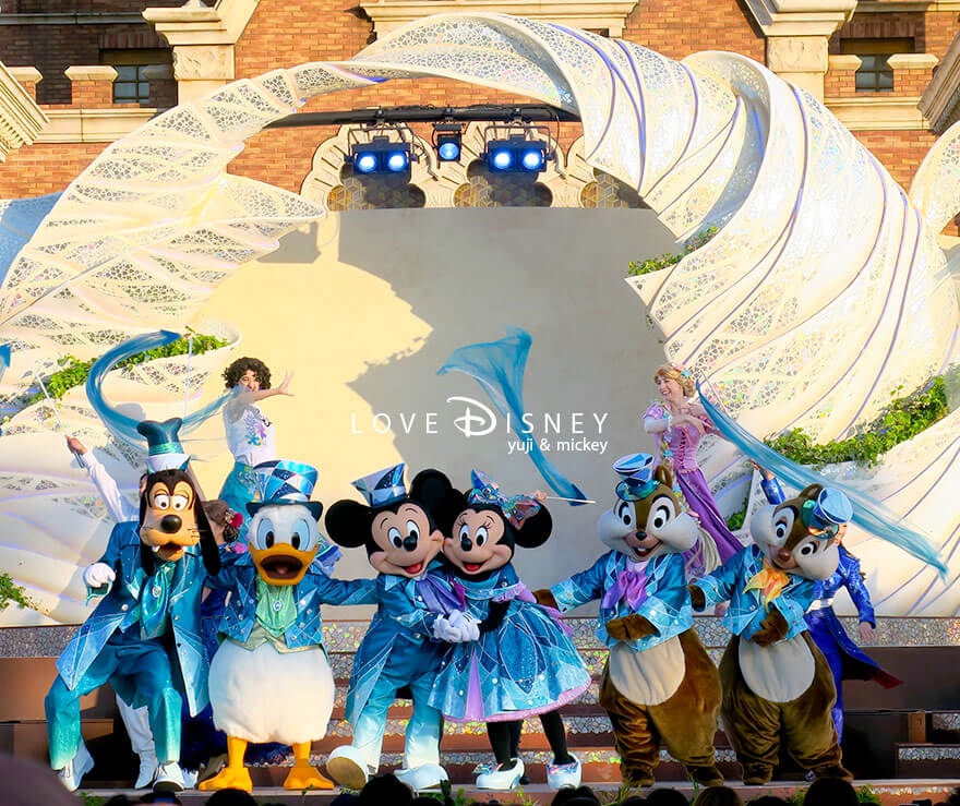 ウォーターフロントパーク TDS25周年 ダンス・ザ・グローブ! ミッキー&フレンズの決めポーズ(その2)