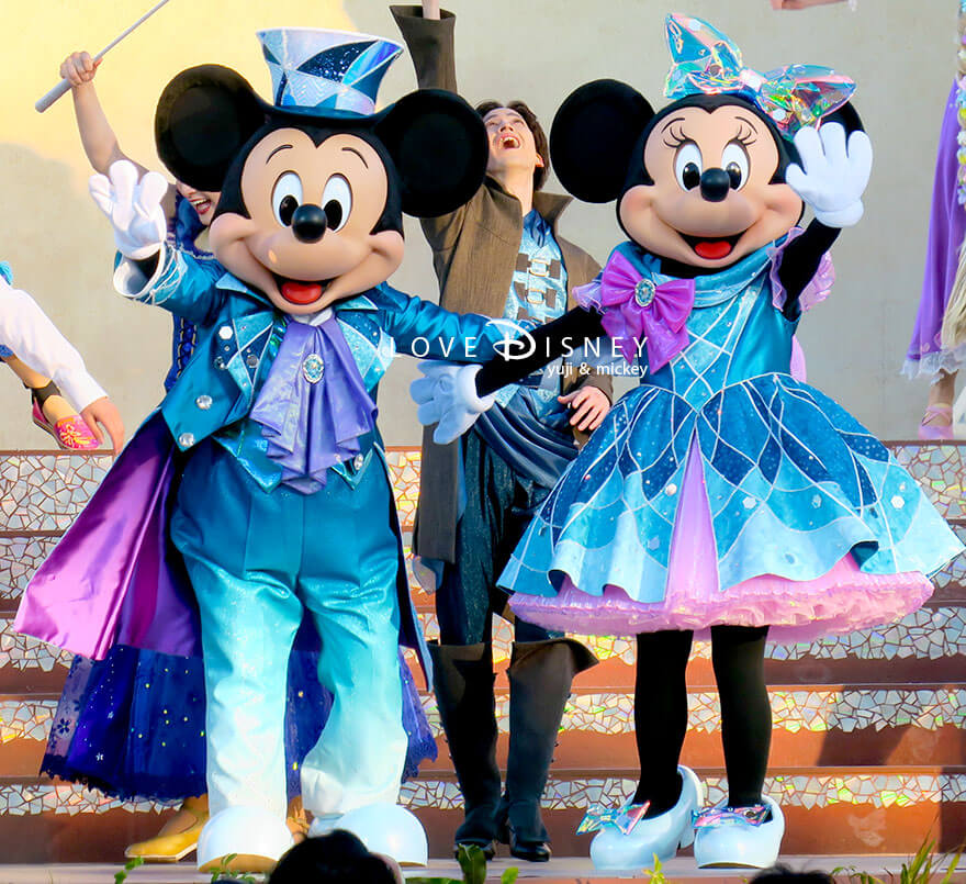 ウォーターフロントパーク TDS25周年 ダンス・ザ・グローブ! ミッキー&フレンズ退場シーン(その1)