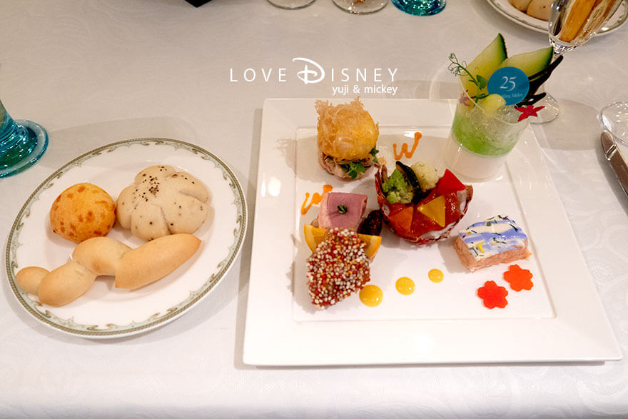 S.S.コロンビア号 TDS25周年 ジュビリーガラ スペシャルメニュー