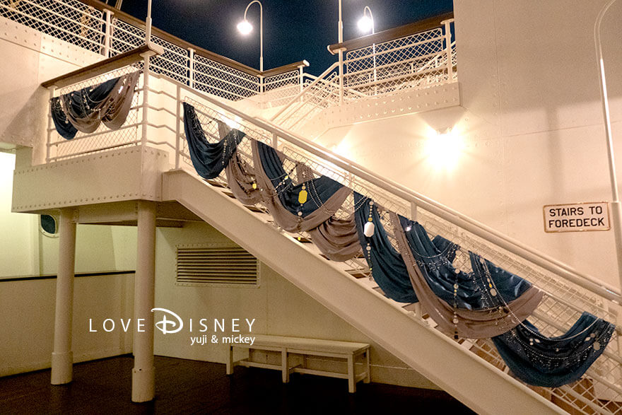 S.S.コロンビア号 TDS25周年 ジュビリーガラ デッキの装飾