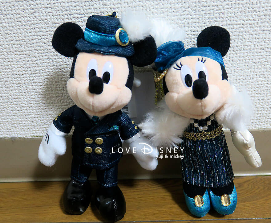 S.S.コロンビア号 TDS25周年 ジュビリーガラ ぬいぐるみバッジ（ミッキー＆ミニー）