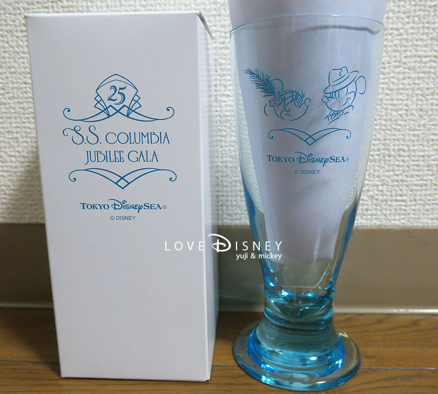 S.S.コロンビア号 TDS25周年 ジュビリーガラ スーベニアグラス