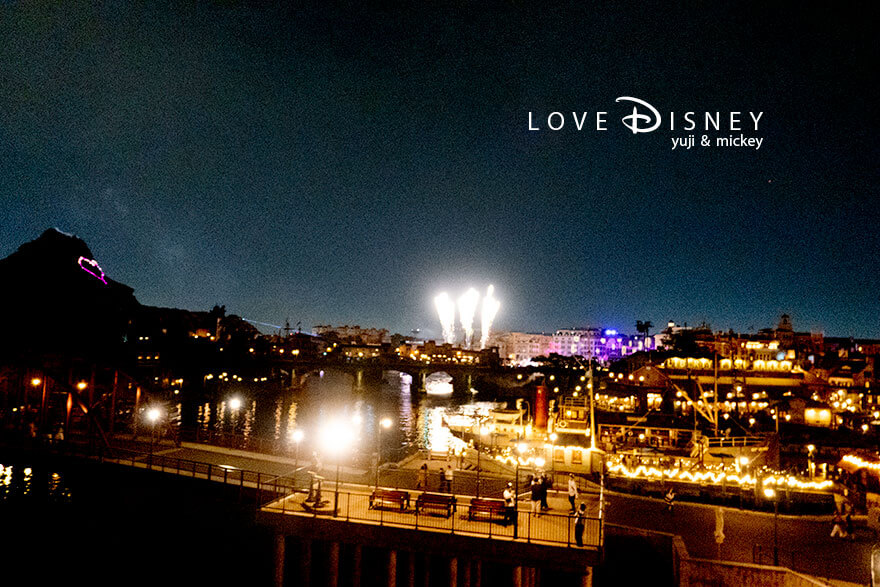 S.S.コロンビア号 TDS25周年 ジュビリーガラ デッキからの夜景