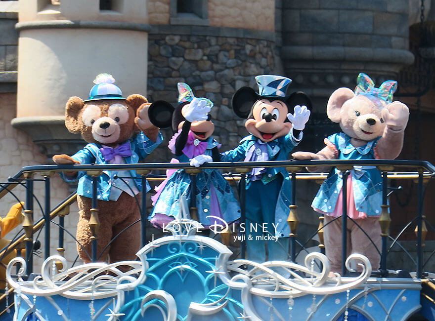 ミッキー広場 TDS25周年 スパークリング・ジュビリー・セレブレーション 鑑賞エリア ミッキー＆フレンズ（その1）