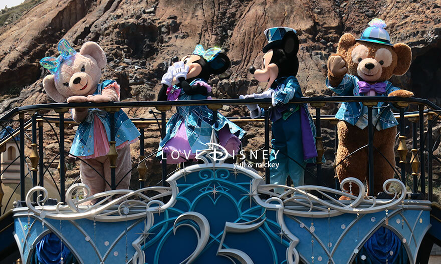 ミッキー広場 TDS25周年 スパークリング・ジュビリー・セレブレーション 鑑賞エリア ミッキー＆フレンズ（その3）