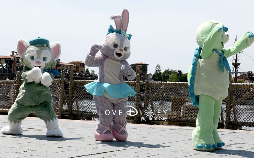 ミッキー広場 TDS25周年 スパークリング・ジュビリー・セレブレーション 鑑賞エリア ダッフィー＆フレンズ（その2）
