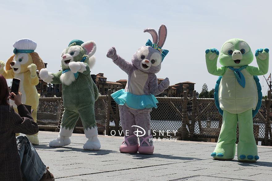 ミッキー広場 TDS25周年 スパークリング・ジュビリー・セレブレーション 鑑賞エリア ダッフィー＆フレンズ（その3）