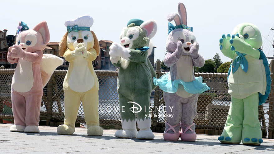 ミッキー広場 TDS25周年 スパークリング・ジュビリー・セレブレーション 鑑賞エリア ダッフィー＆フレンズ（その4）