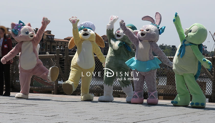 ミッキー広場 TDS25周年 スパークリング・ジュビリー・セレブレーション 鑑賞エリア ダッフィー＆フレンズ（その5）