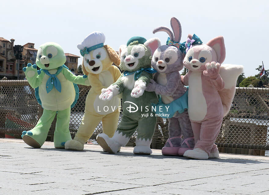 ミッキー広場 TDS25周年 スパークリング・ジュビリー・セレブレーション 鑑賞エリア ダッフィー＆フレンズ（その6）