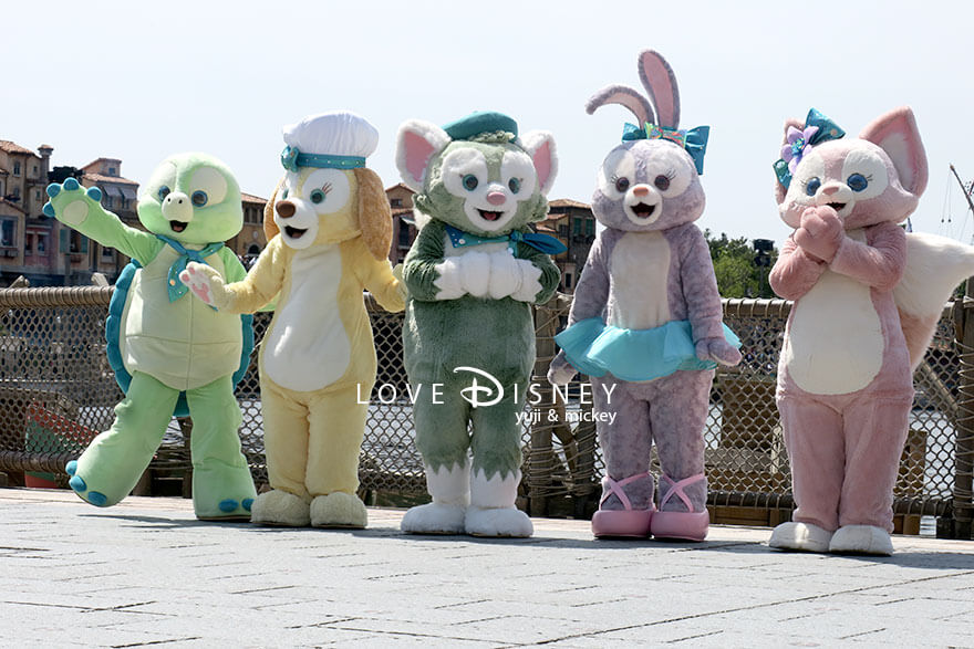 ミッキー広場 TDS25周年 スパークリング・ジュビリー・セレブレーション 鑑賞エリア ダッフィー＆フレンズ（その7）