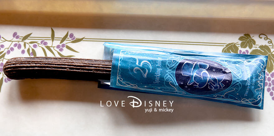 メディテレーニアンハーバー TDS25周年 ザンビーニ・ブラザーズ・リストランテ ミッキーチュロス（クッキー＆クリーム） ミッキーの包み紙