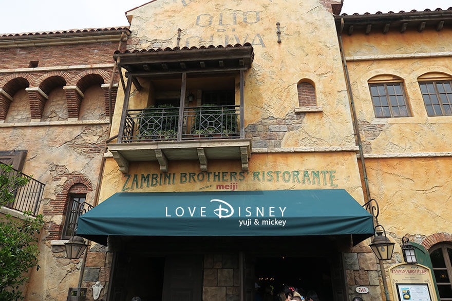 メディテレーニアンハーバー TDS25周年 ザンビーニ・ブラザーズ・リストランテ