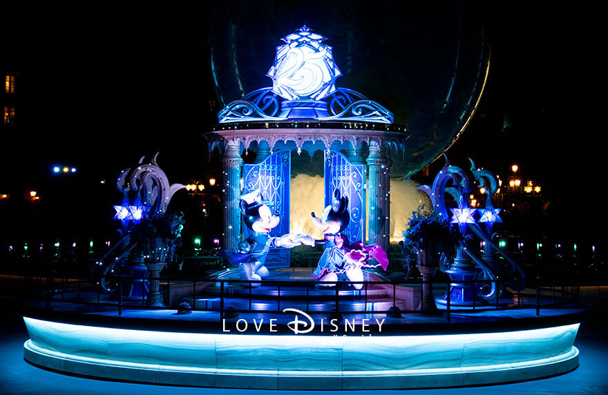 アクアスフィア TDS25周年 スパークリング・ジュビリー デコレーション イルミネーション