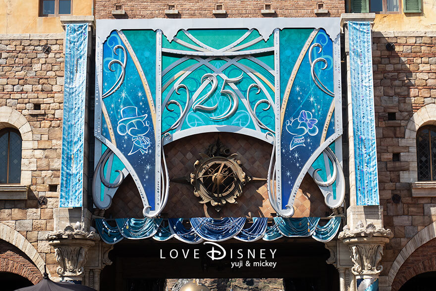 ミラコスタ通り TDS25周年 スパークリング・ジュビリー デコレーション