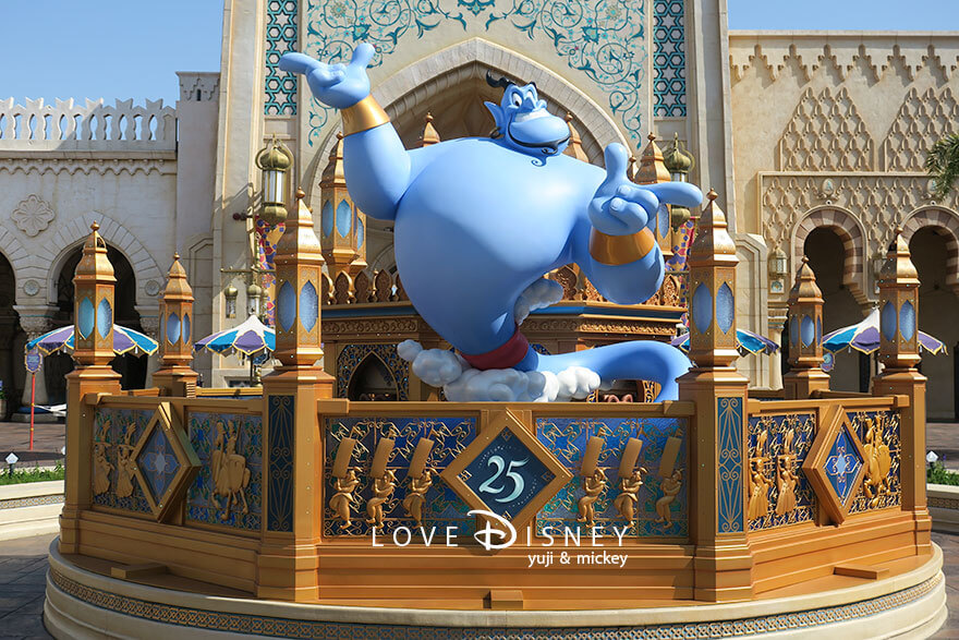 アラビアンコースト TDS25周年 スパークリング・ジュビリー デコレーション ジーニー（アップ）