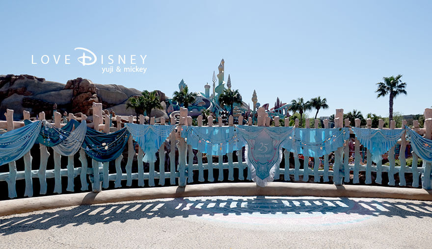 マーメイドラグーン TDS25周年 スパークリング・ジュビリー デコレーション タペストリー