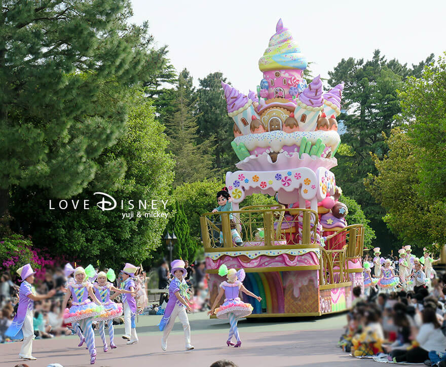 パレードルート停止位置 イッツ・ア・スウィーツフルタイム！ ヴァネロペ（その1）