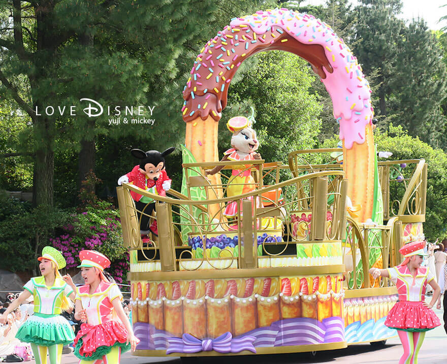 パレードルート停止位置 イッツ・ア・スウィーツフルタイム！ ミッキー（その1）