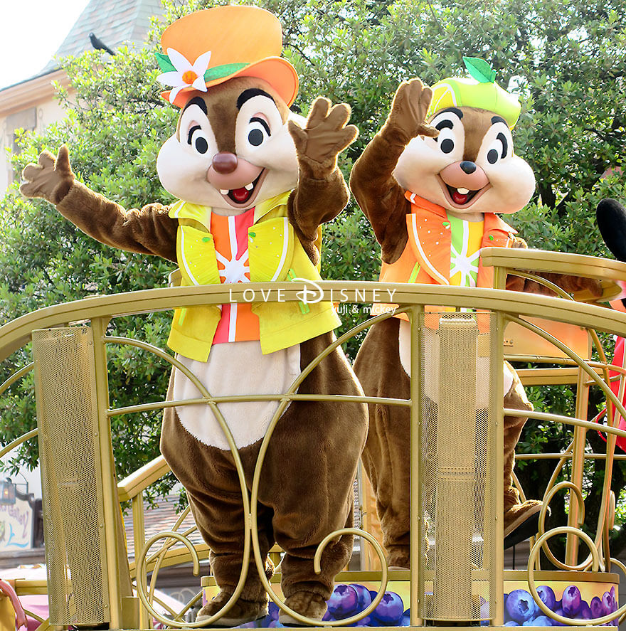 パレードルート停止位置 イッツ・ア・スウィーツフルタイム！ チップ＆デール（その1）