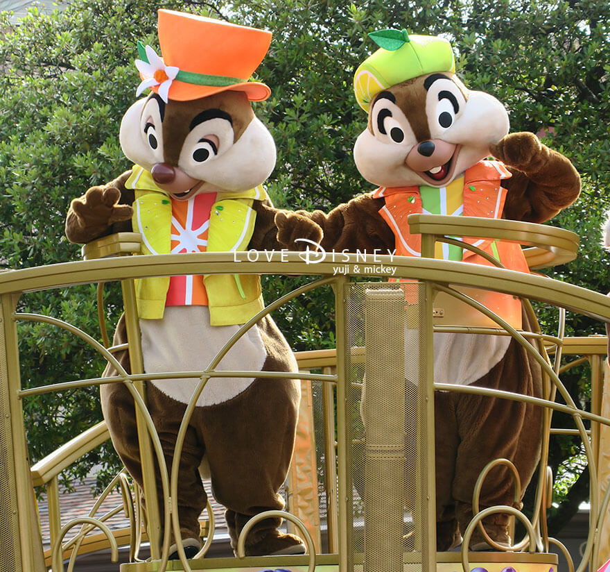 パレードルート停止位置 イッツ・ア・スウィーツフルタイム！ チップ＆デール（その2）