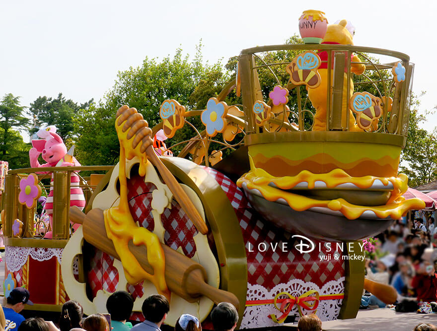 パレードルート停止位置 イッツ・ア・スウィーツフルタイム！ くまのプーさん