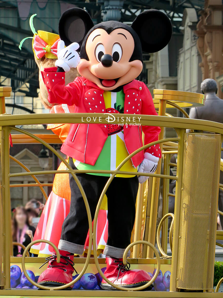 TDL プラザ イッツ・ア・スウィーツフルタイム！ ミッキーフロート停止位置 ミッキー（その3）